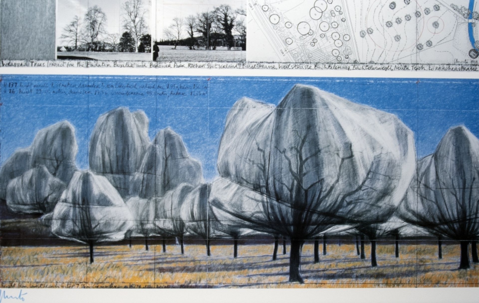 Christo: Wrapped Trees VI