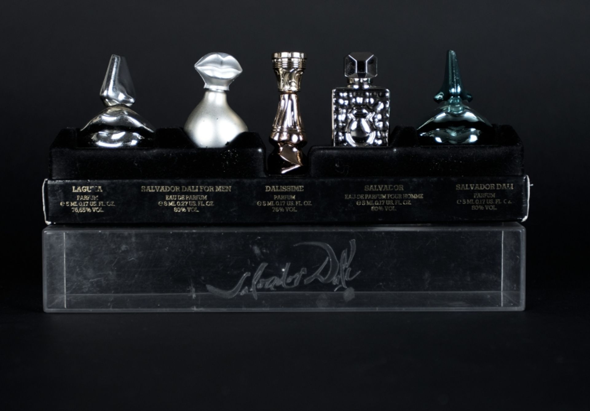 Dali, nach Salvador:  Parfumflakons "Dali Metal Collection"