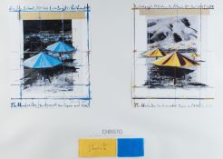 Christo: The umbrellas, joint project for Japan and U.S.A.