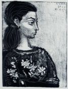 Picasso, Nach Pablo: Femme corsage a fleur