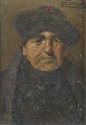 Hildebrandt, Alfred: Bildnis eines Mannes mit Hut