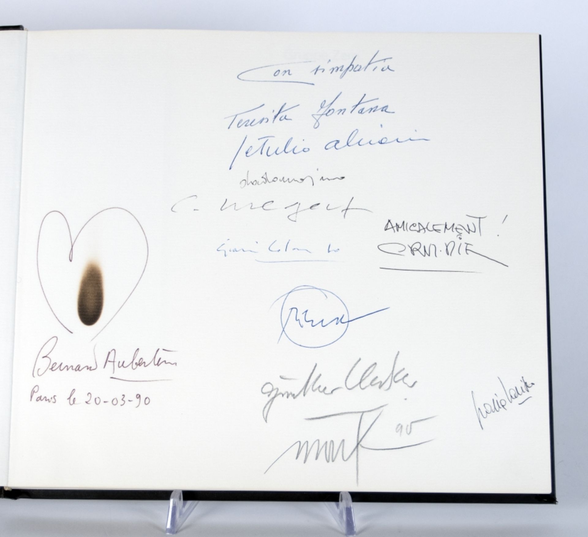 Uecker, Mack, Piene u. a.:  Katalog zur Ausstellung "Gruppe ZERO" in der Galerie Schöller 1988