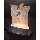 René Lalique, Statuette Thais, Glas, Bronze