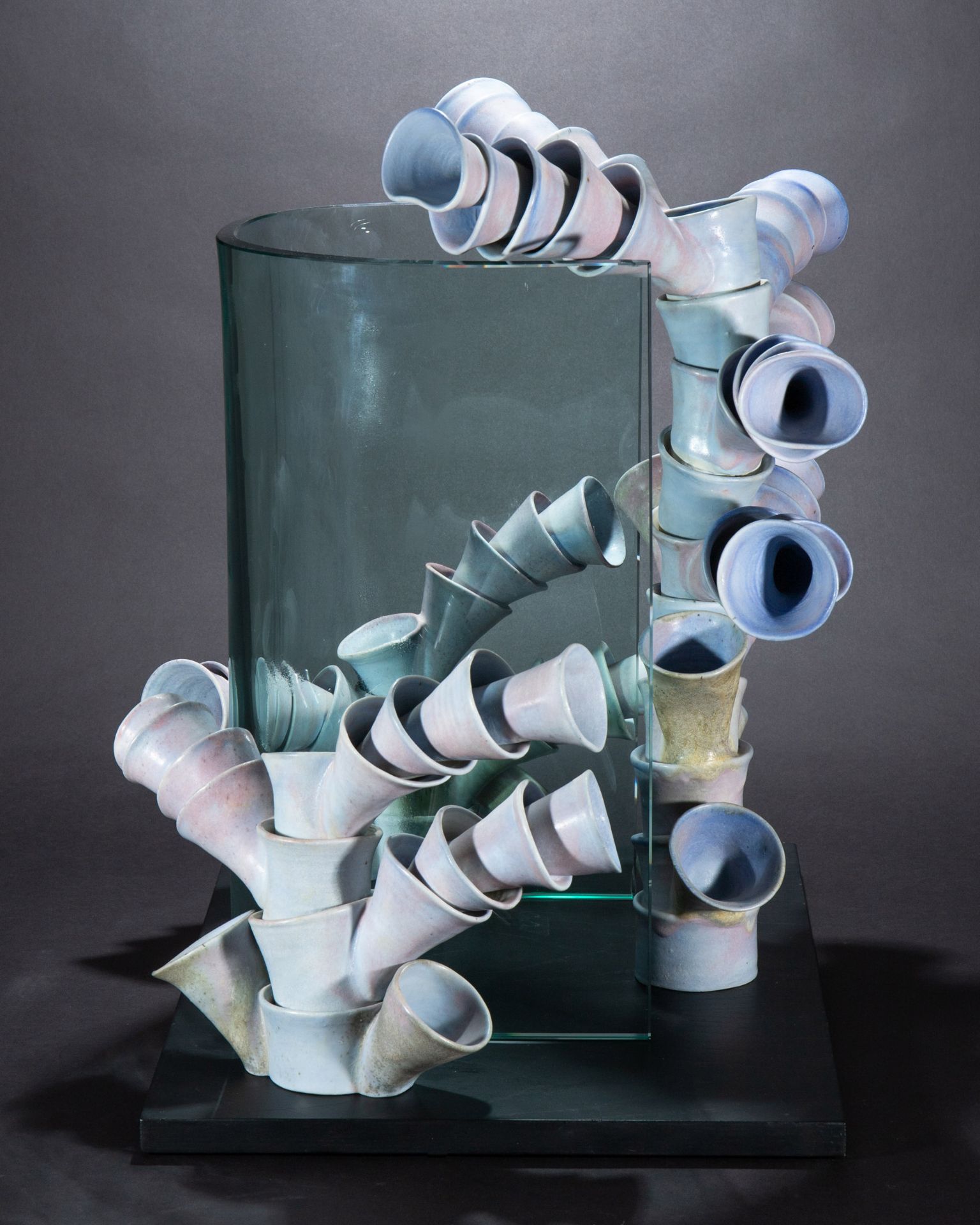 Beate Kuhn, Pflanzen im Raum, Keramik und Glas, 1999 - Bild 3 aus 19