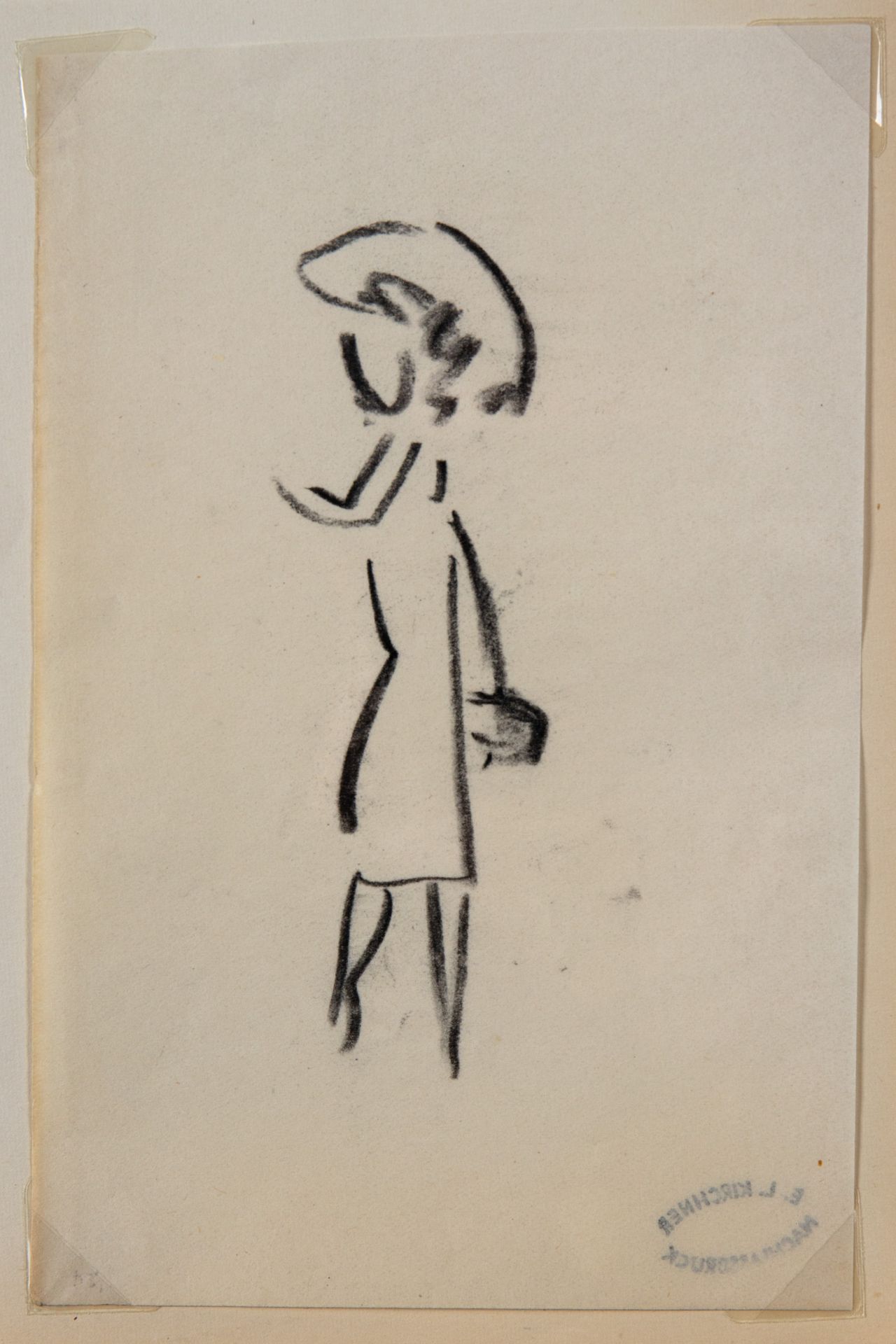 Ernst Ludwig Kirchner, Lithographie auf Papier - Bild 2 aus 4