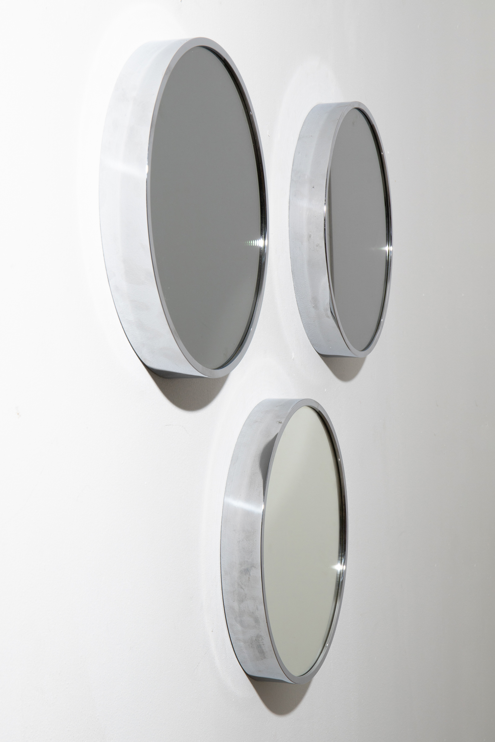 Jürgen LIT Fischer*, 3 Round Mirror Objects, 1973 - Image 3 of 6