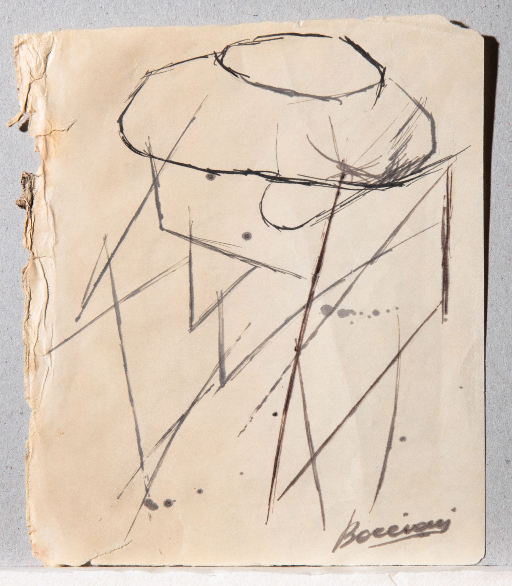 Umberto Boccioni, Zeichnung