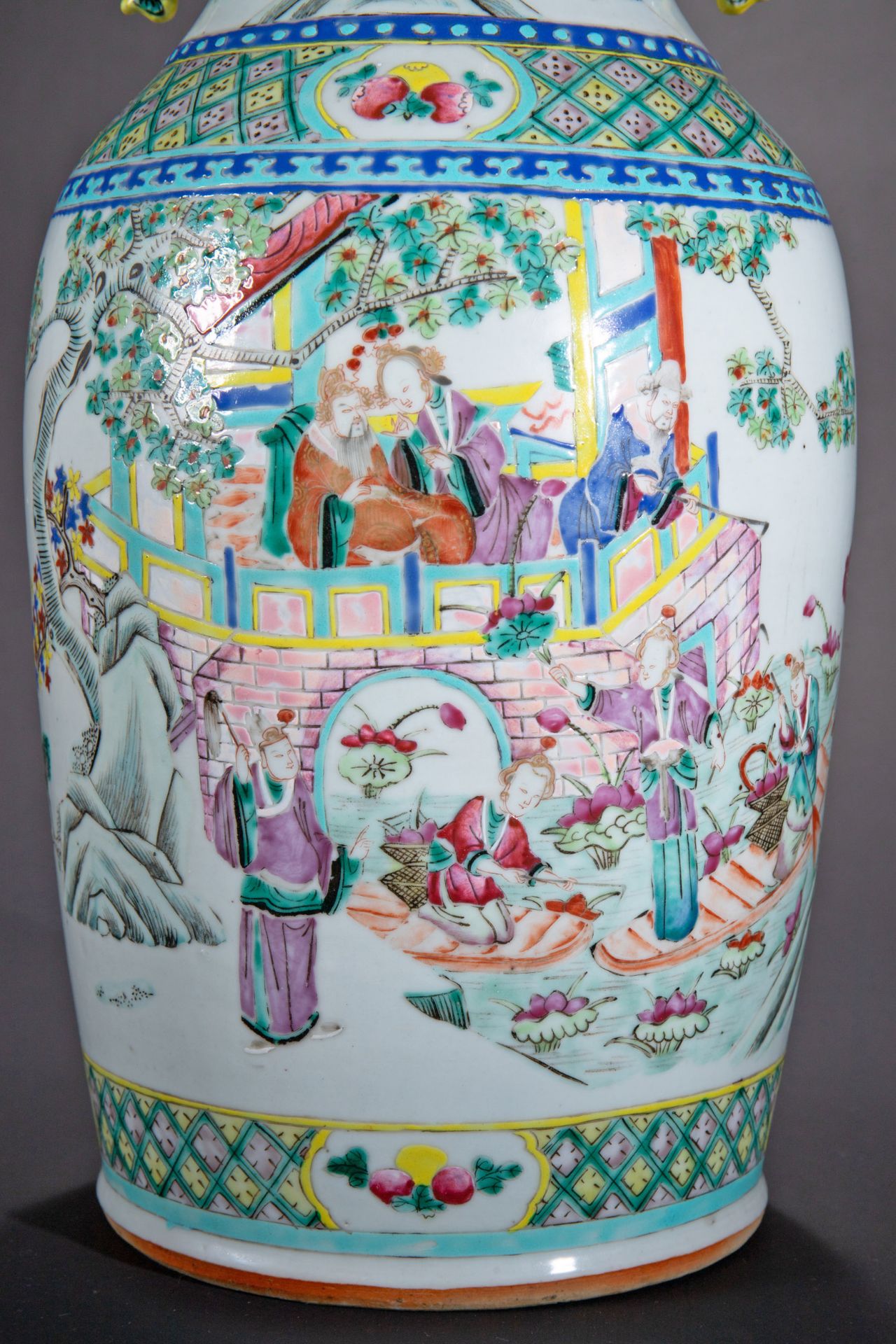 Large Imperial Tongzhi Vase - Image 2 of 11