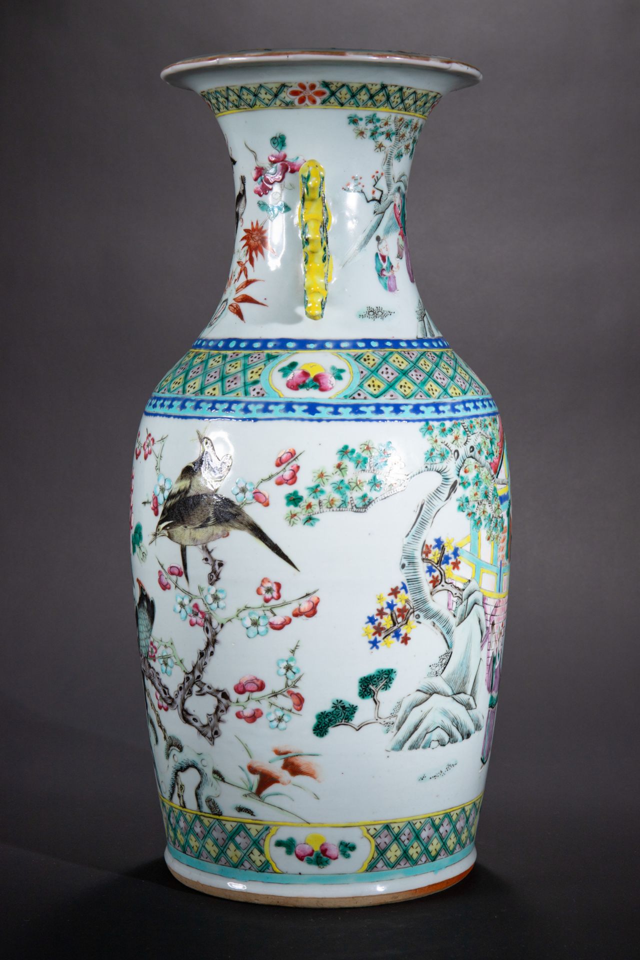 Large Imperial Tongzhi Vase - Image 5 of 11