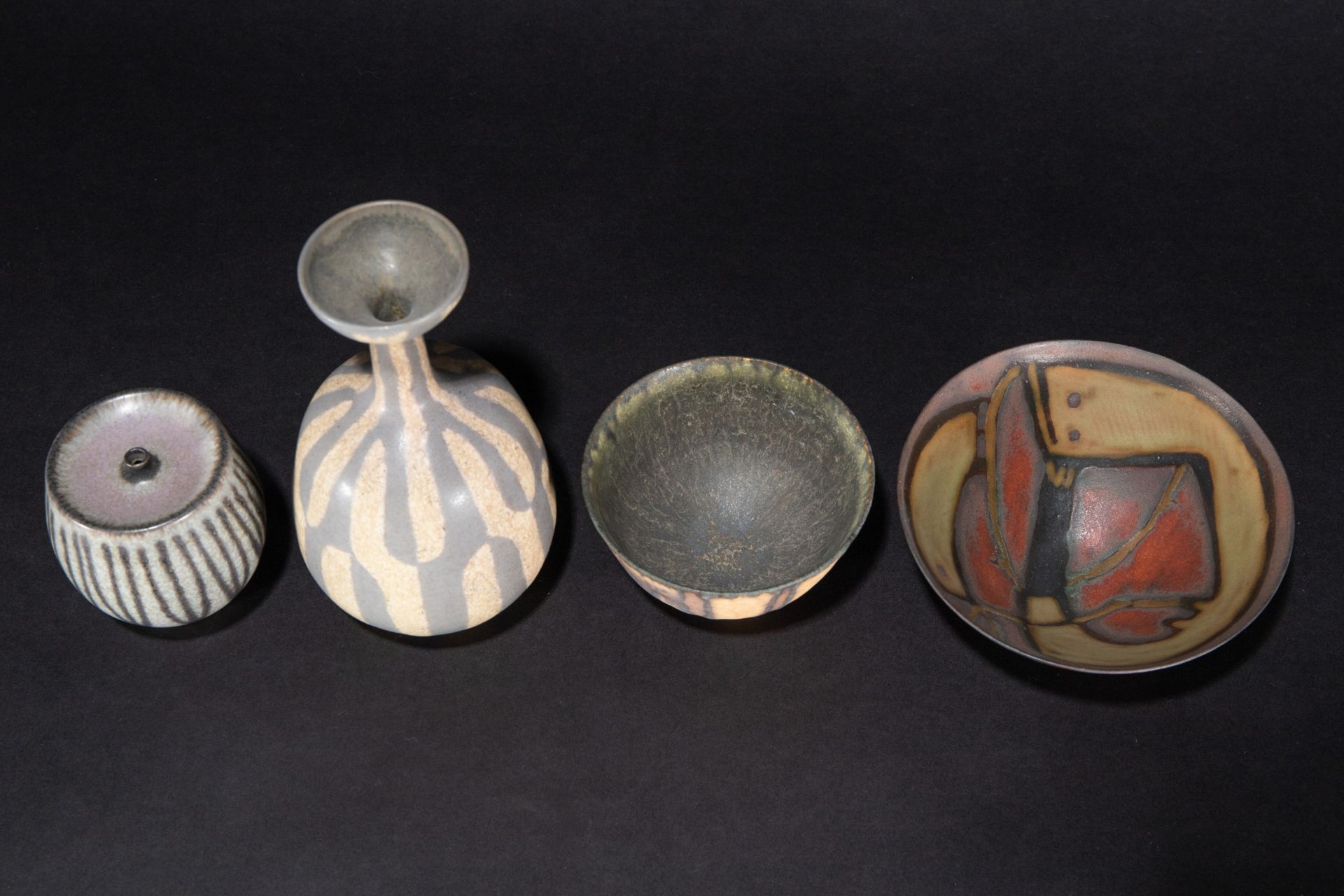 Beate Kuhn & Karl Scheid, 2 Bowls und 2 Vases - Image 4 of 6