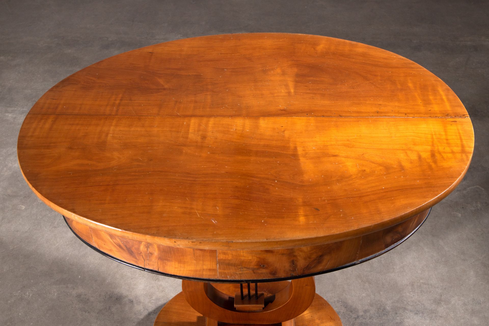 Lyra table, Biedermeier, around 1830 - Image 5 of 5