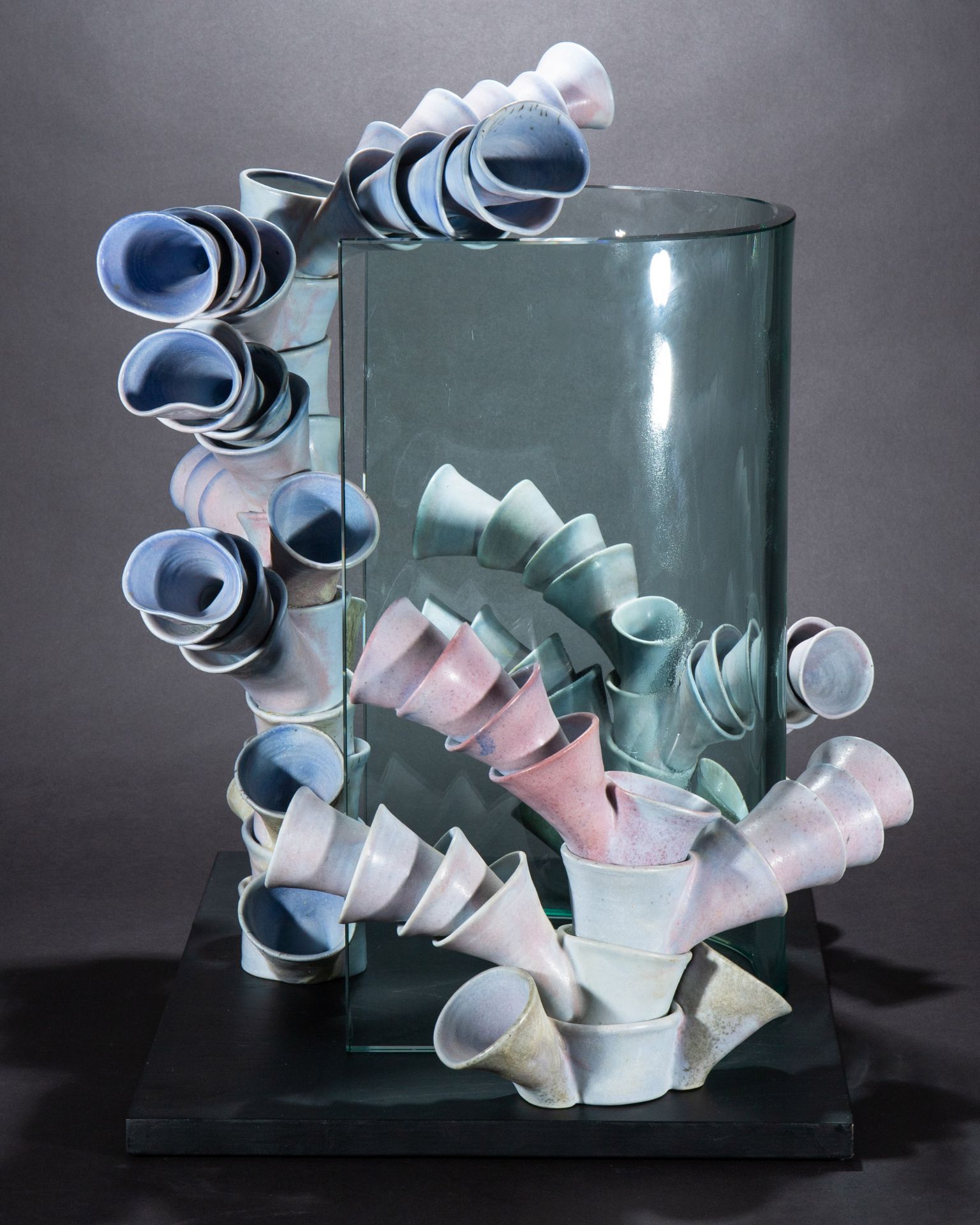 Beate Kuhn, Pflanzen im Raum, Keramik und Glas, 1999 - Bild 7 aus 19