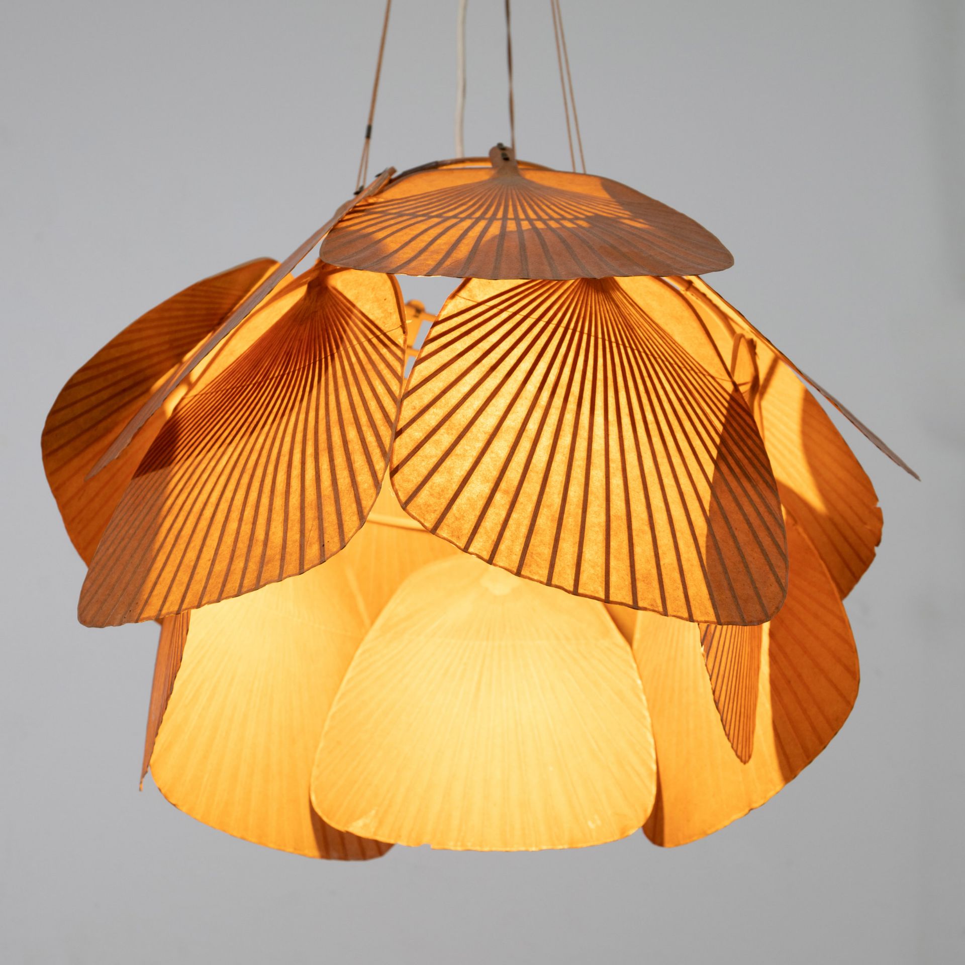 Ingo Maurer, Design M, Pendant lamp model Uchiwa - Image 7 of 9