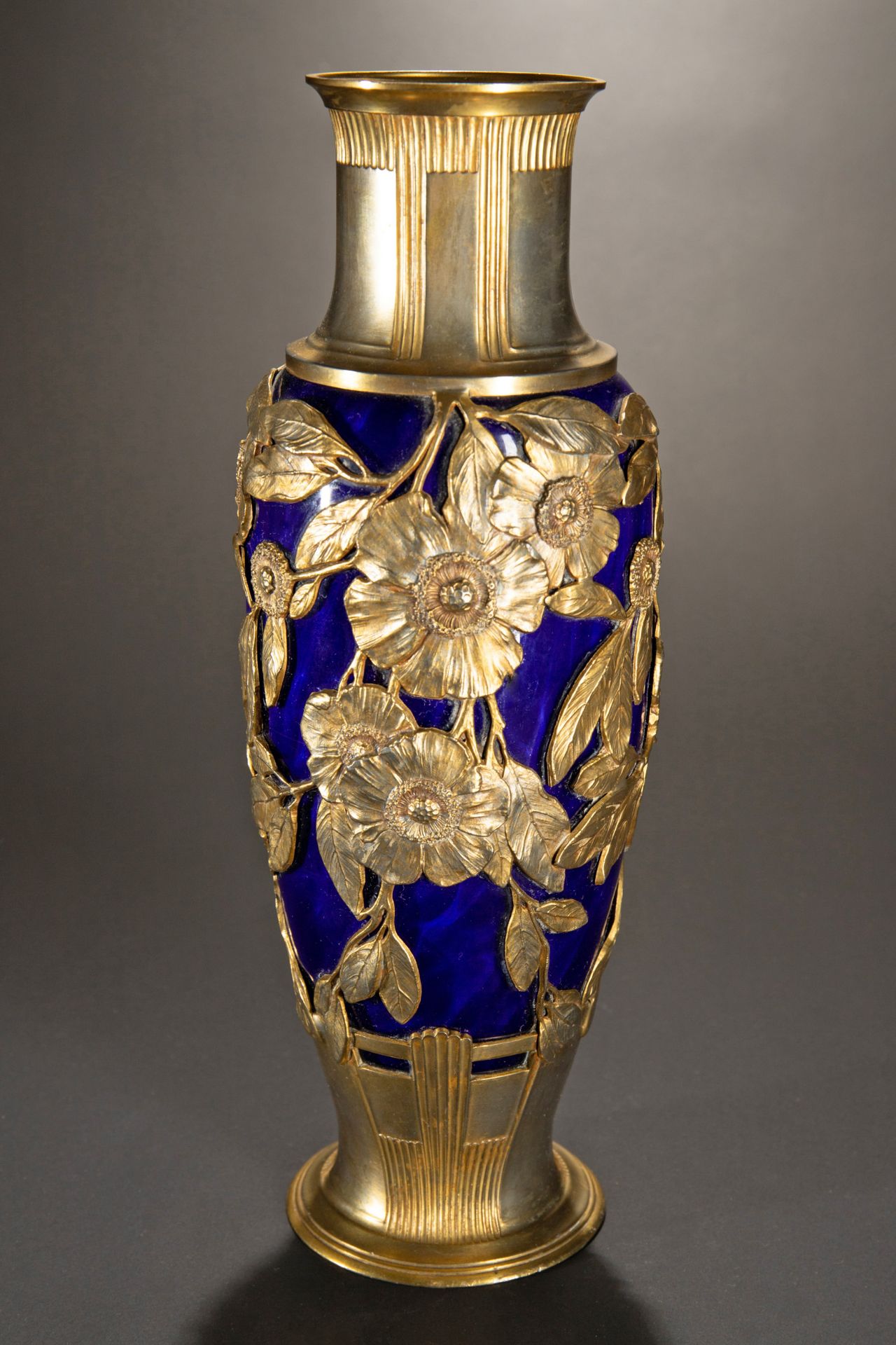 Orivit Vase, vergoldet - Bild 2 aus 9