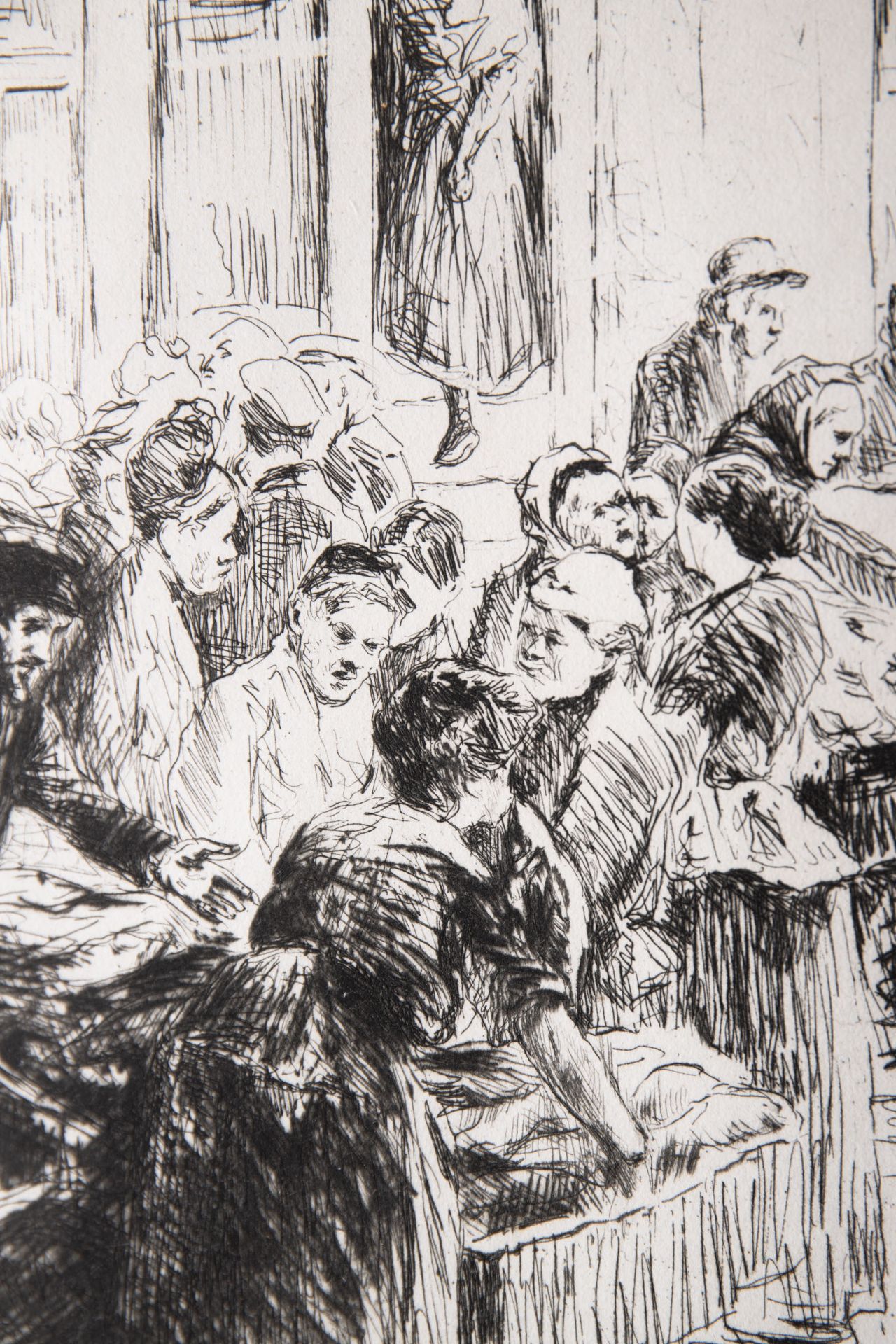 Max Liebermann, hand-signed drypoint etching on laid paper - Image 4 of 6