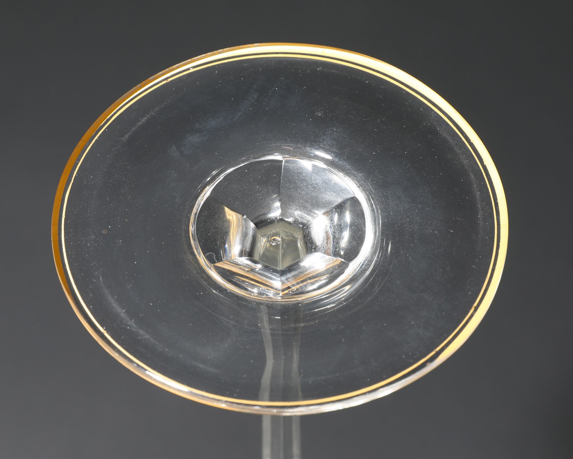 Siegfried Haertel, Josephinenhütte, 2 wine glasses shape 989 - Image 6 of 6