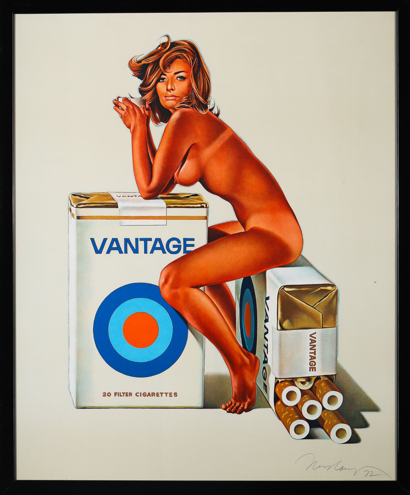 Mel Ramos, Vantage Tobacco Red, 1972 - Image 2 of 5