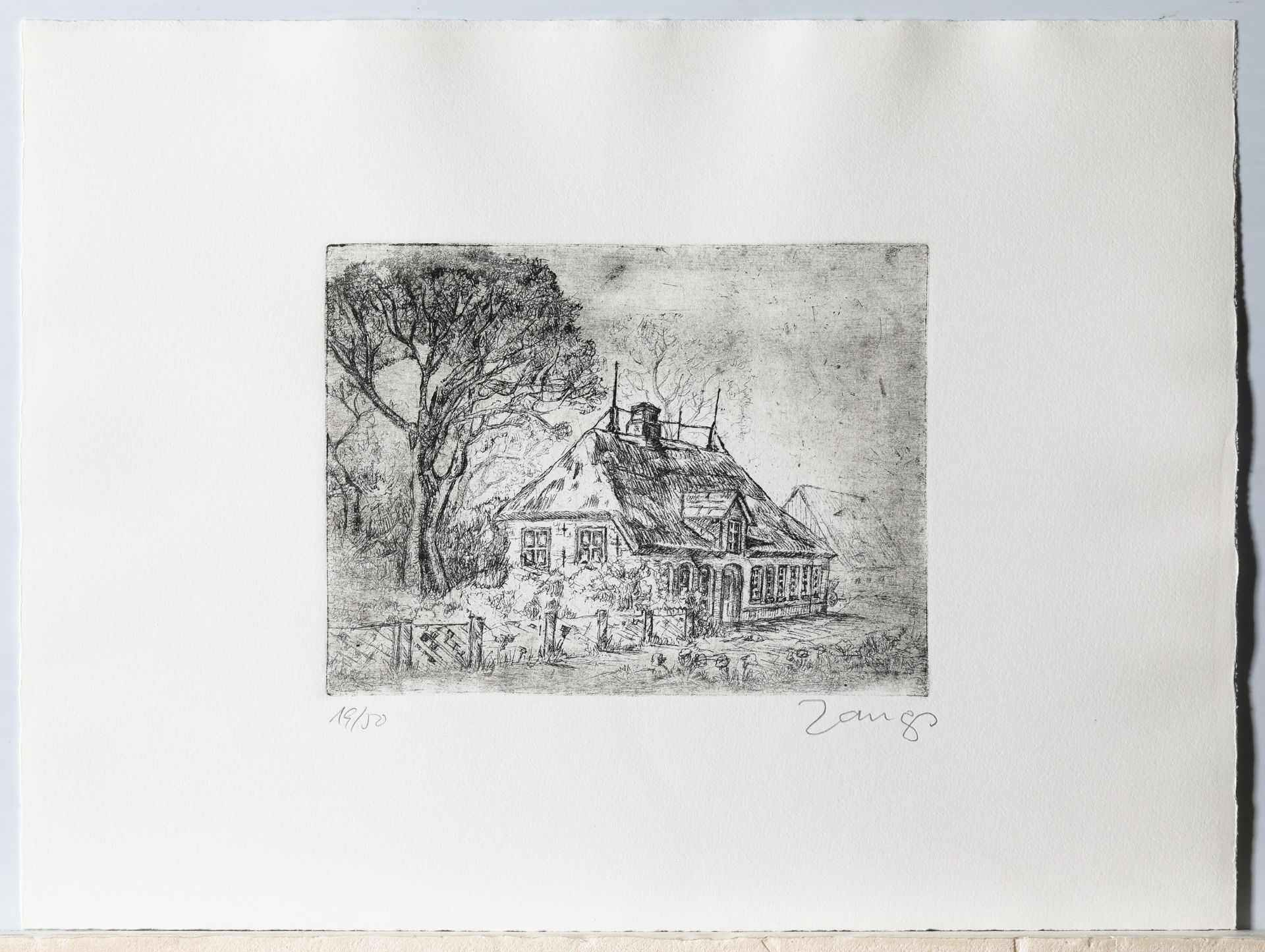 Herbert Zangs*, portfolio with 6 etchings - Image 2 of 20