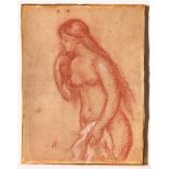 Pierre-Auguste Renoir (zugeschrieben), Weiblicher Akt, Zeichnung