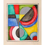 Sonia Delaunay*, Komposition, Aquarell, 1961