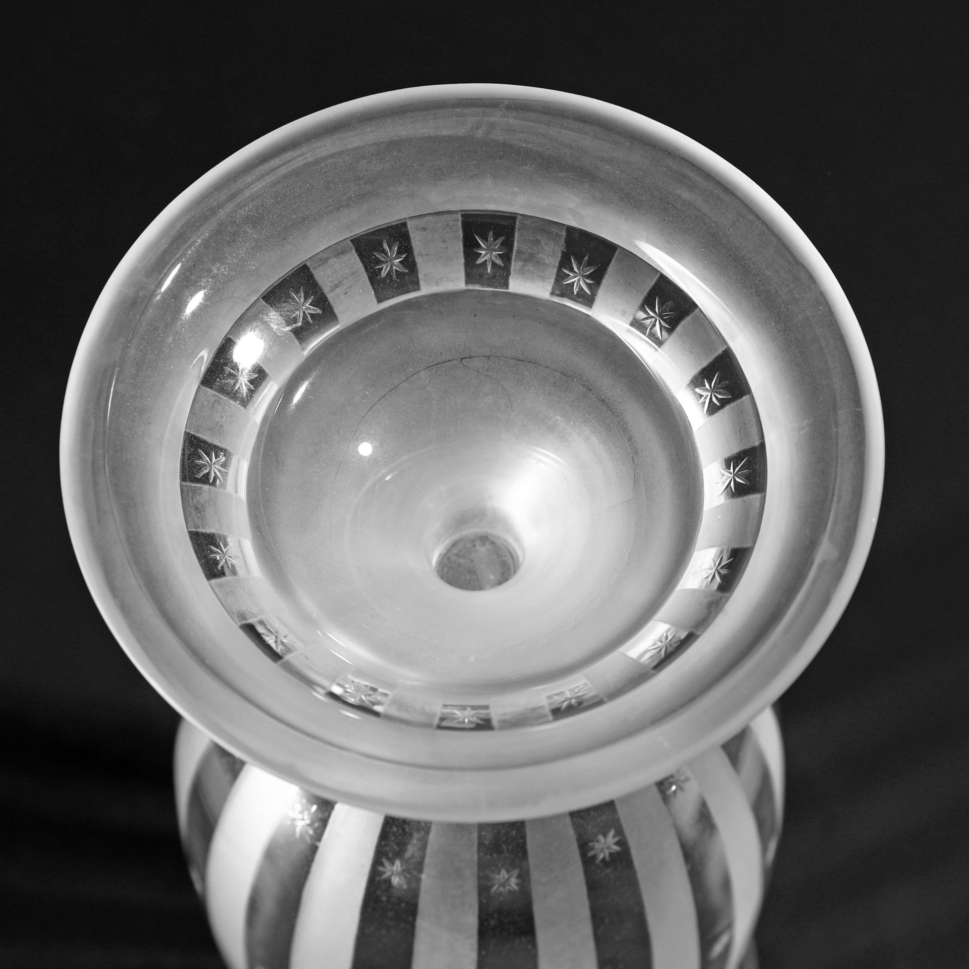 Josef Hoffmann, Wiener Werkstätte, Meyr's Neffe, Star cut Vase - Image 4 of 4