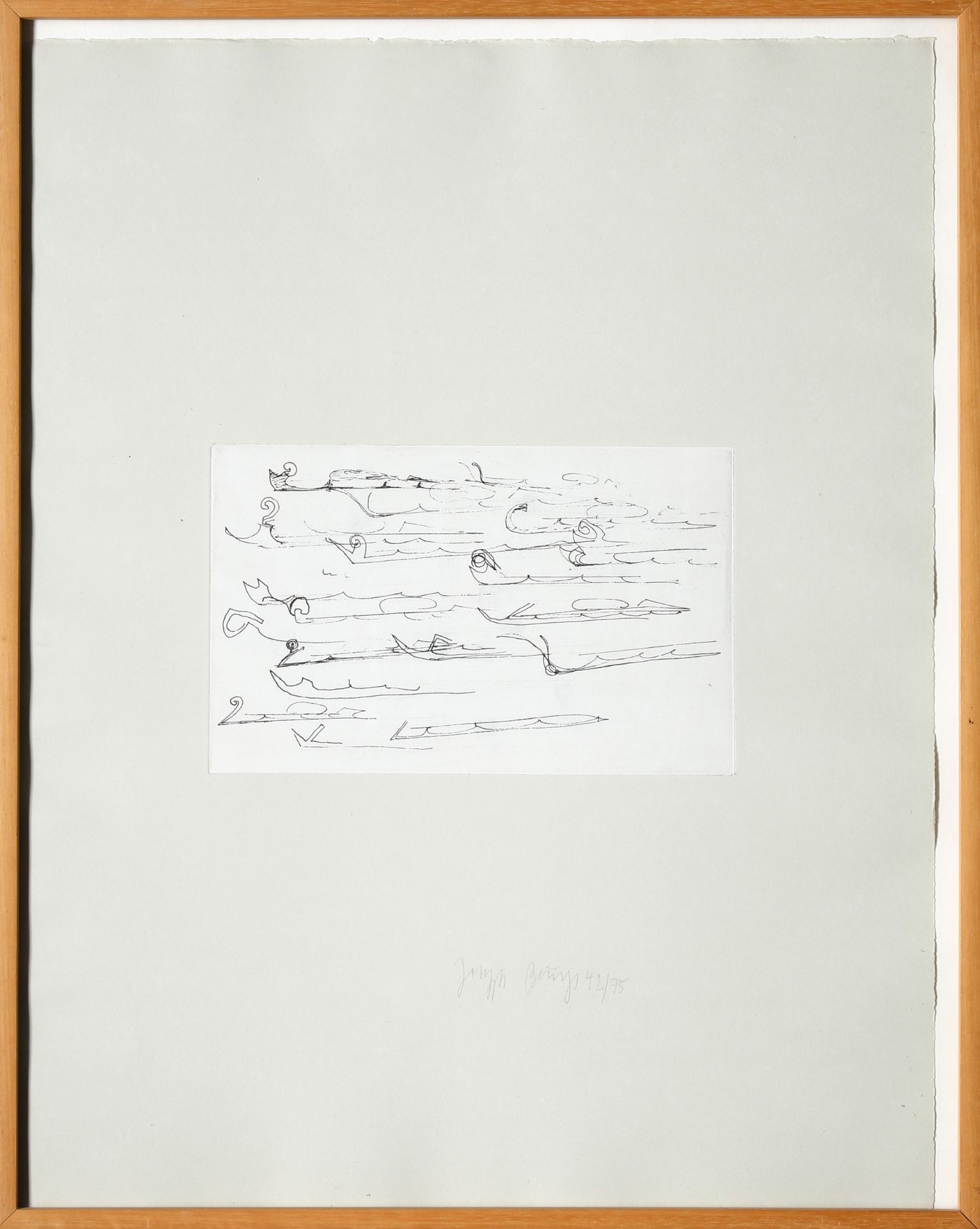Joseph Beuys*, Urschlitten I/ Urschlitten II, Kaltnadelradierungen - Bild 7 aus 9