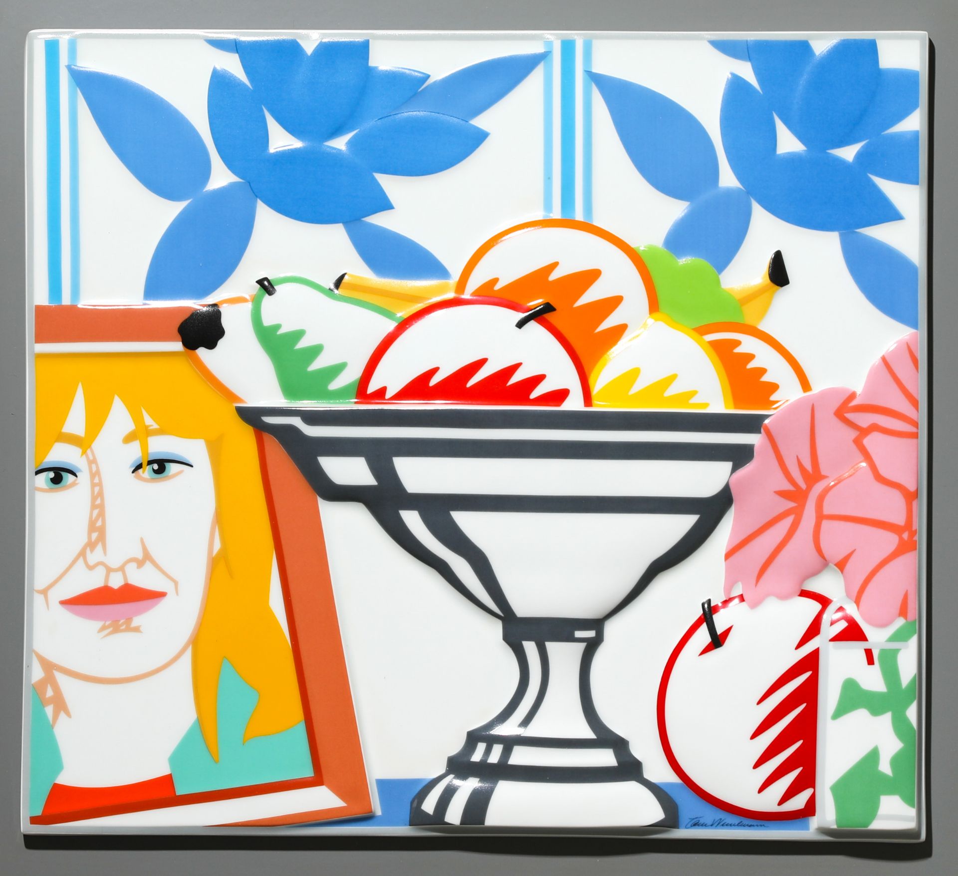 Tom Wesselmann, Rosenthal, still life, wall relief, Ex. 298/299