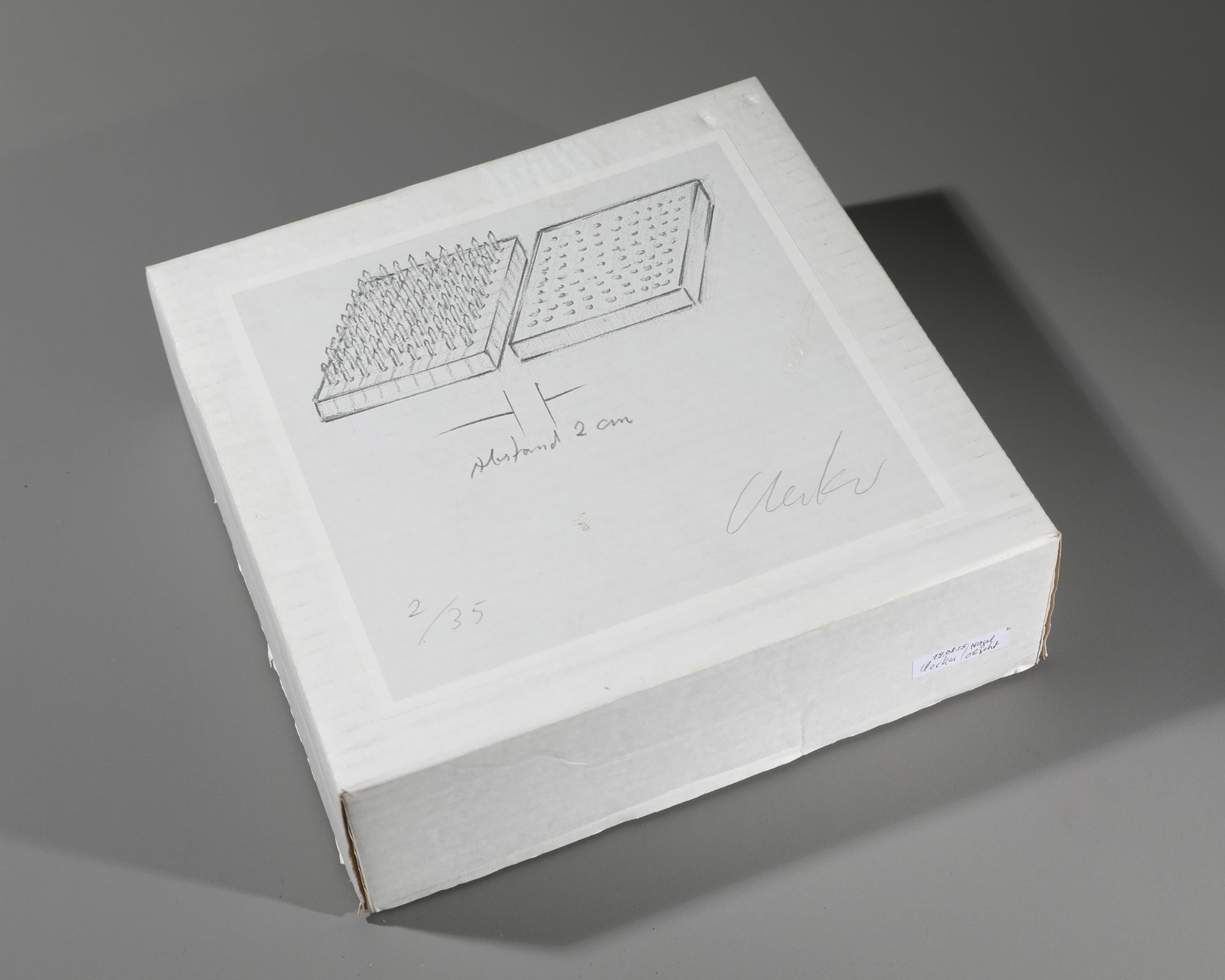 Günther Uecker*, Positiv-Negativ (aluminum plate missing), Original box - Image 7 of 8