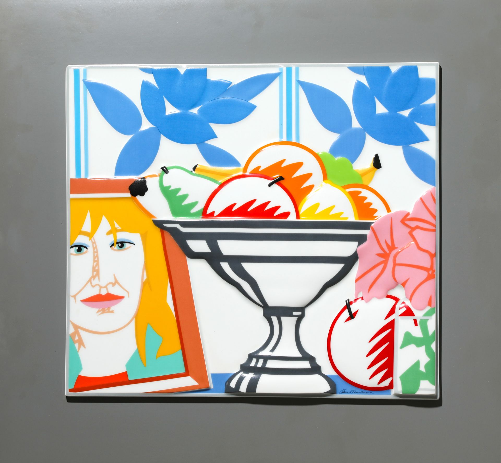 Tom Wesselmann, Rosenthal, still life, wall relief, Ex. 298/299 - Image 2 of 9