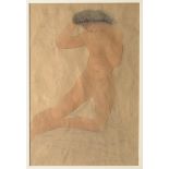 Auguste Rodin, Weiblicher Akt/ Femme/ Nude kneeling