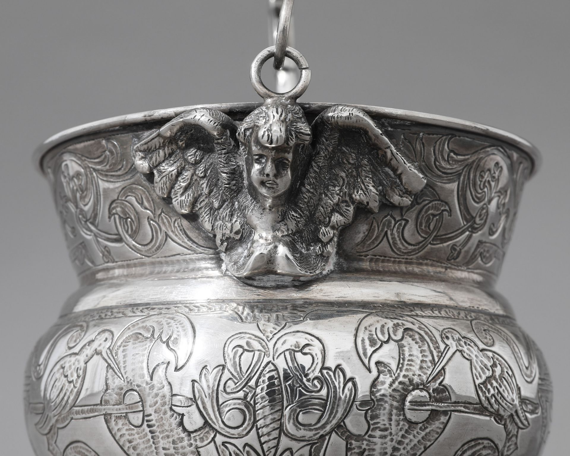 Weihrauchkessel, Silber, vermutlich Italien, ca. 1680-1730 - Bild 3 aus 5
