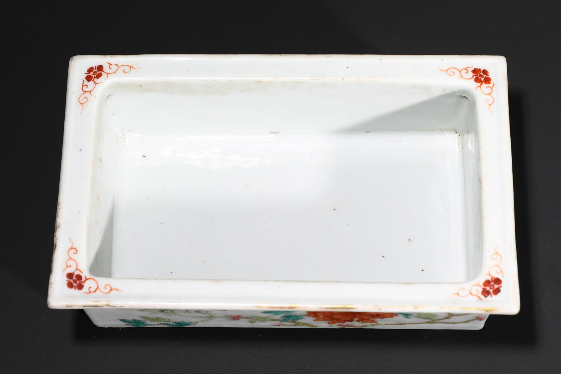 Famille Rose Bonsai Bowl, Qing Dynasty - Image 5 of 6