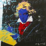 nach Andy Warhol, Rosenthal, Wandplatte Beethoven, 2002, Ex. 06/49