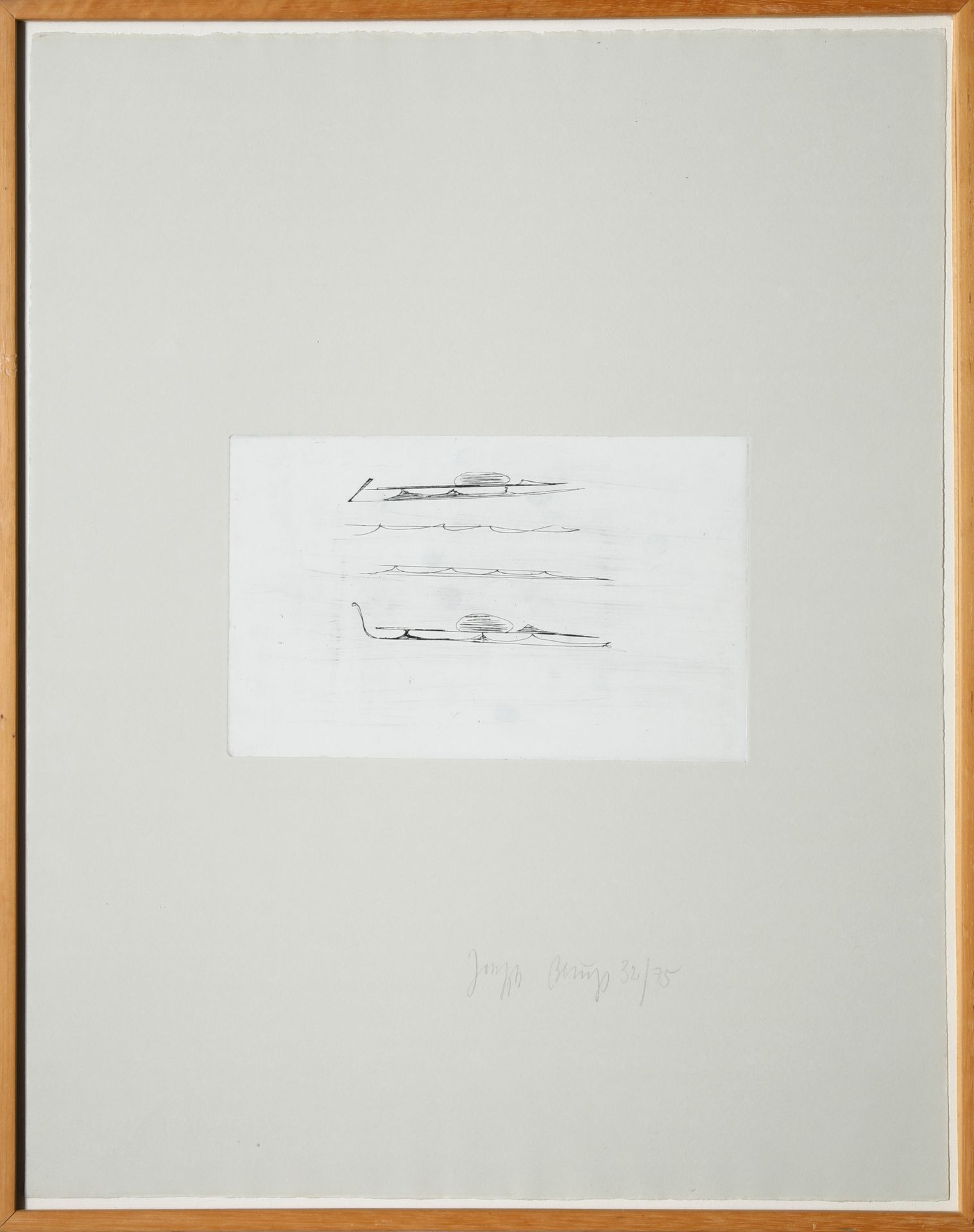 Joseph Beuys*, Urschlitten I/ Urschlitten II, Kaltnadelradierungen - Bild 3 aus 9