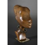 Franz Hagenauer, African woman's head with necklace