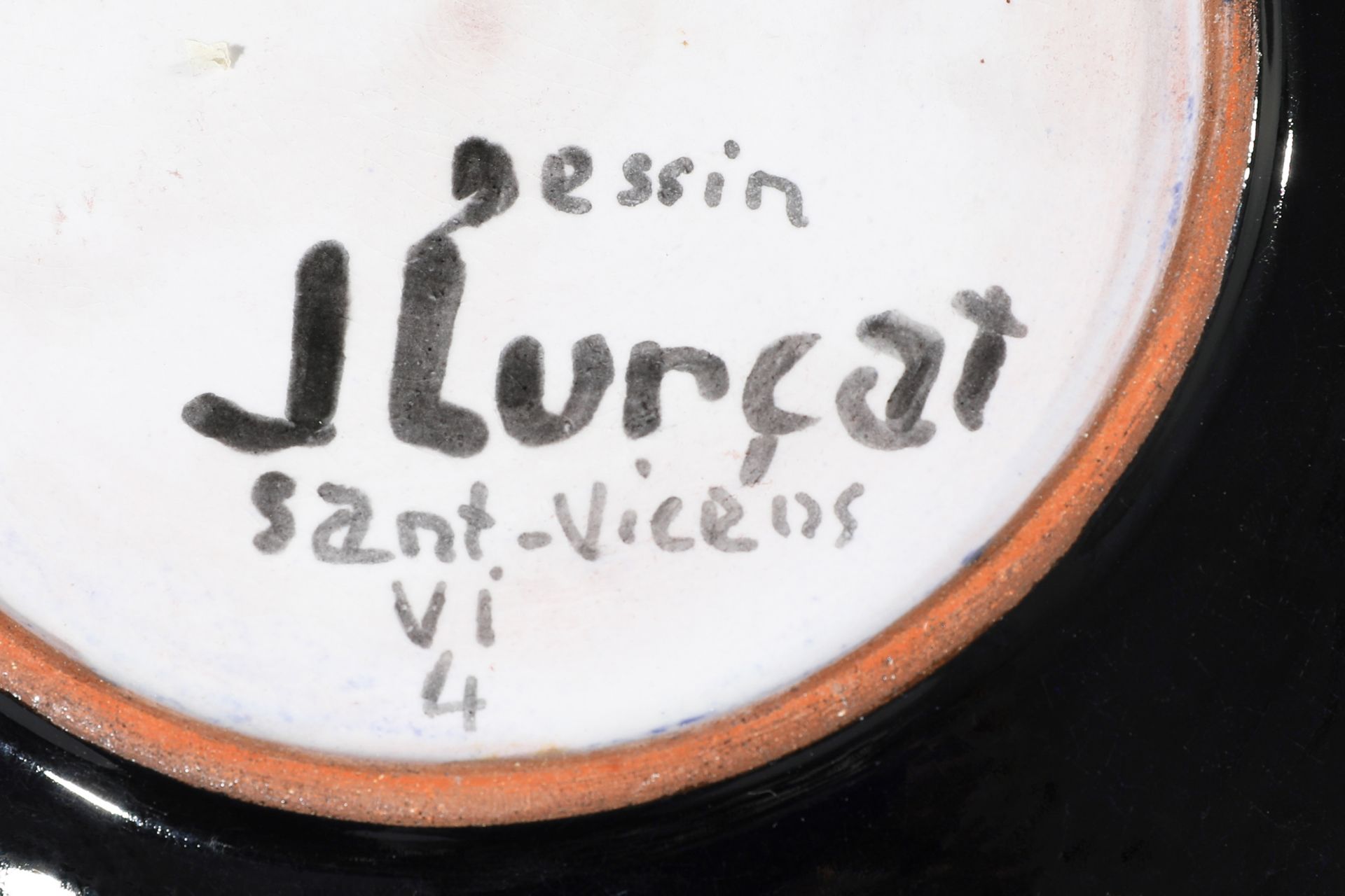 Jean Lurçat, 6 Artist Plates, ceramics - Image 5 of 5