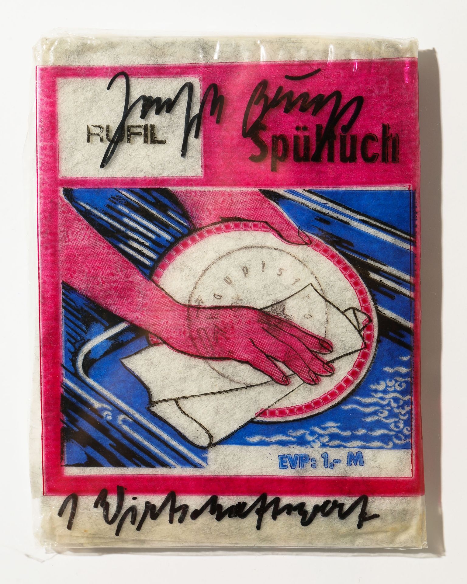 Joseph Beuys*, Wirtschaftswert Dishcloth + certificate Edition Staeck