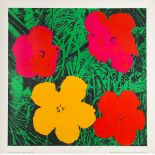 Andy Warhol, Flowers, signiert