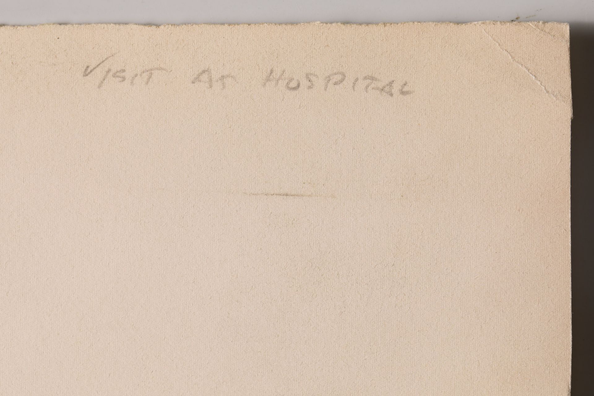 Käthe Kollwitz, Visit at hospital, 1929, woodcut - Image 7 of 7