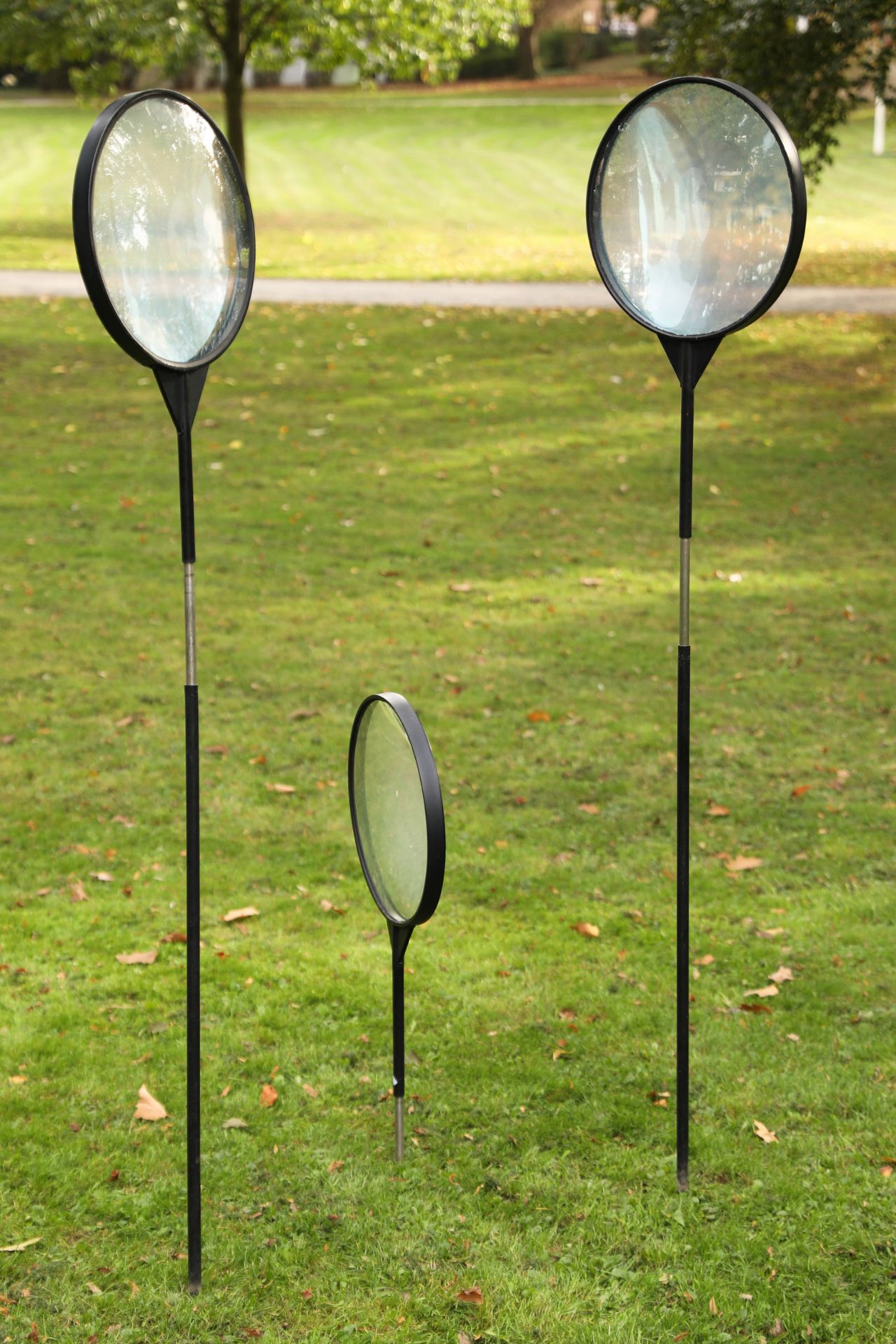 Adolf Luther*, 3 standing lenses for outdoor use, 1979 - Image 3 of 4