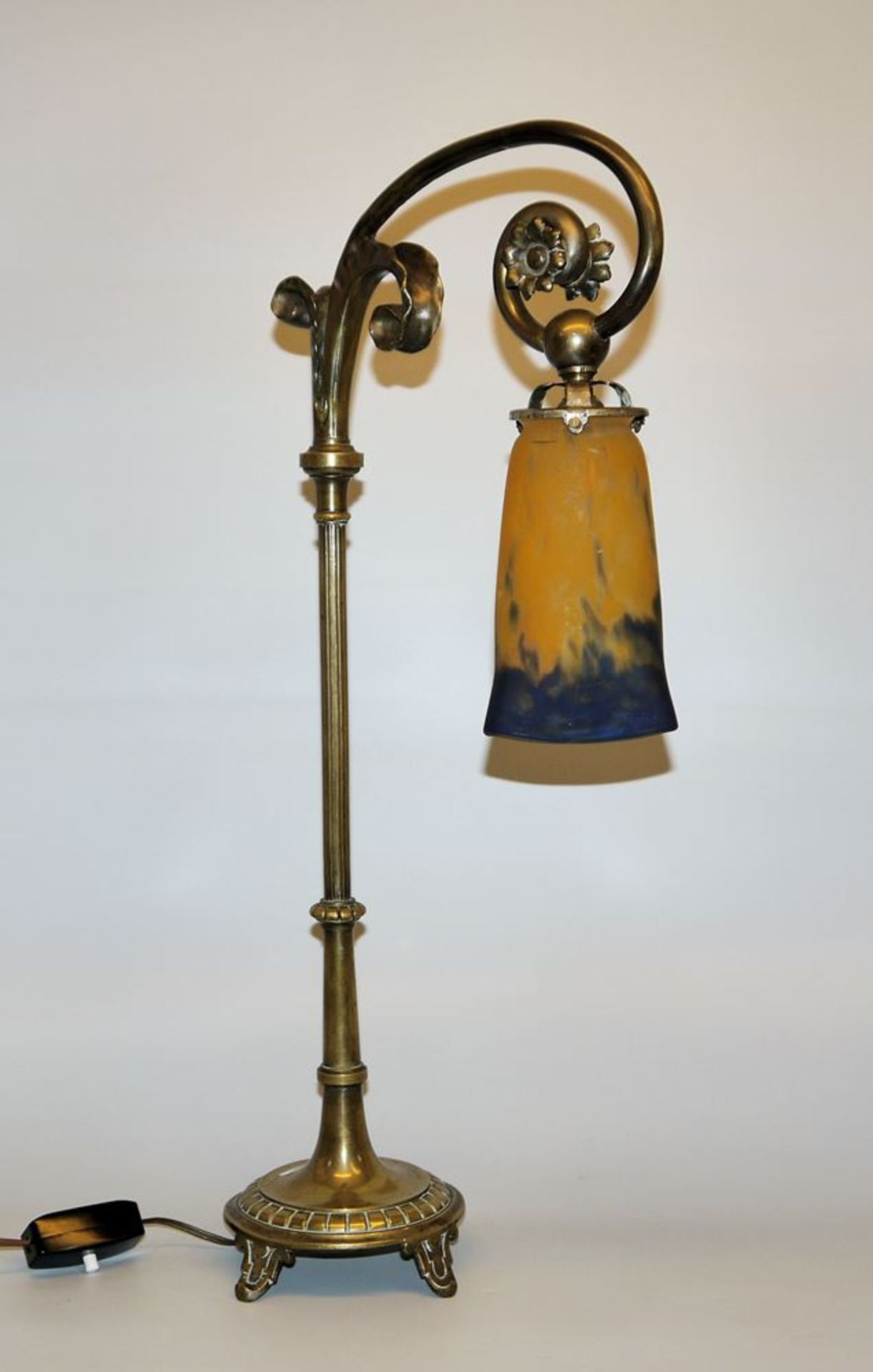 Art Nouveau table lamp, Muller Frères, Luneville circa 1900/10
