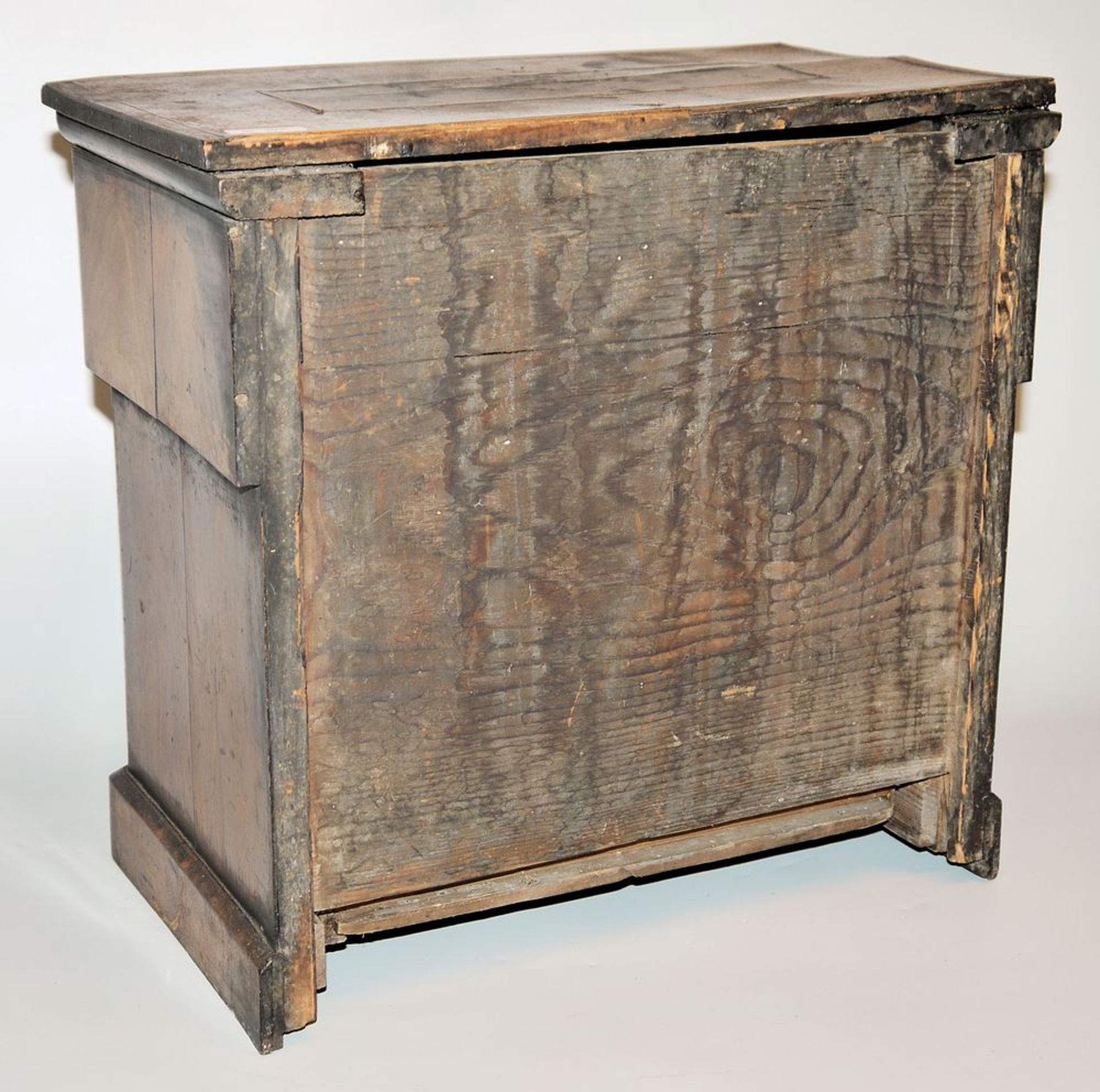 Model chest and two 19th century valuables chests - Image 3 of 5