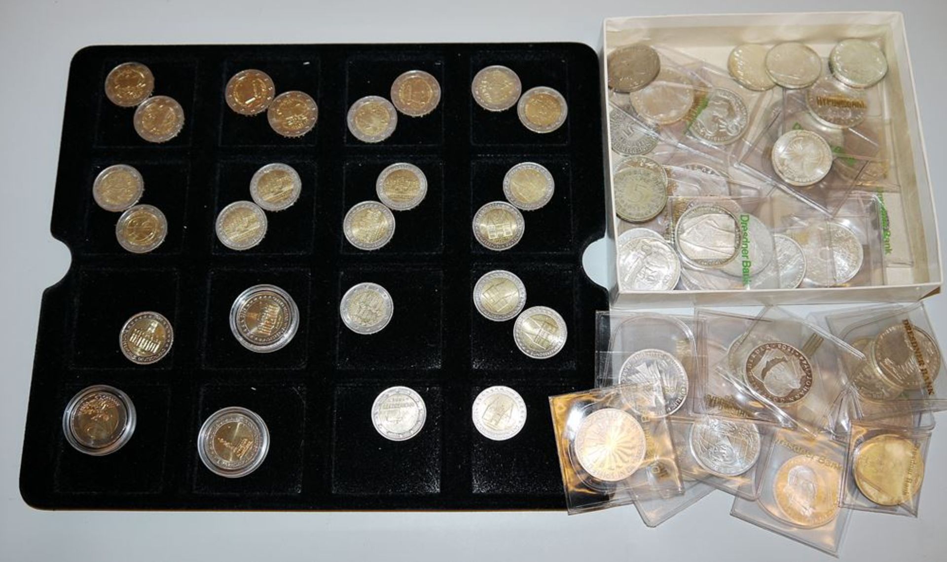 Collection DM and Euro commemorative coins 