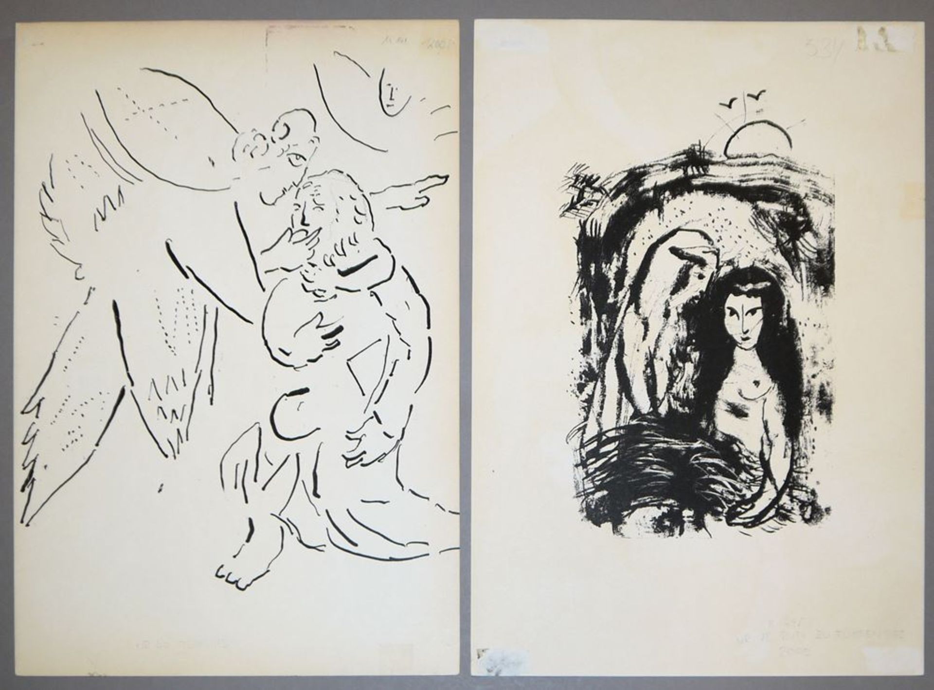 Marc Chagall, 15 sheets, of which 11 colour lithographs, partly DLM  - Image 2 of 5