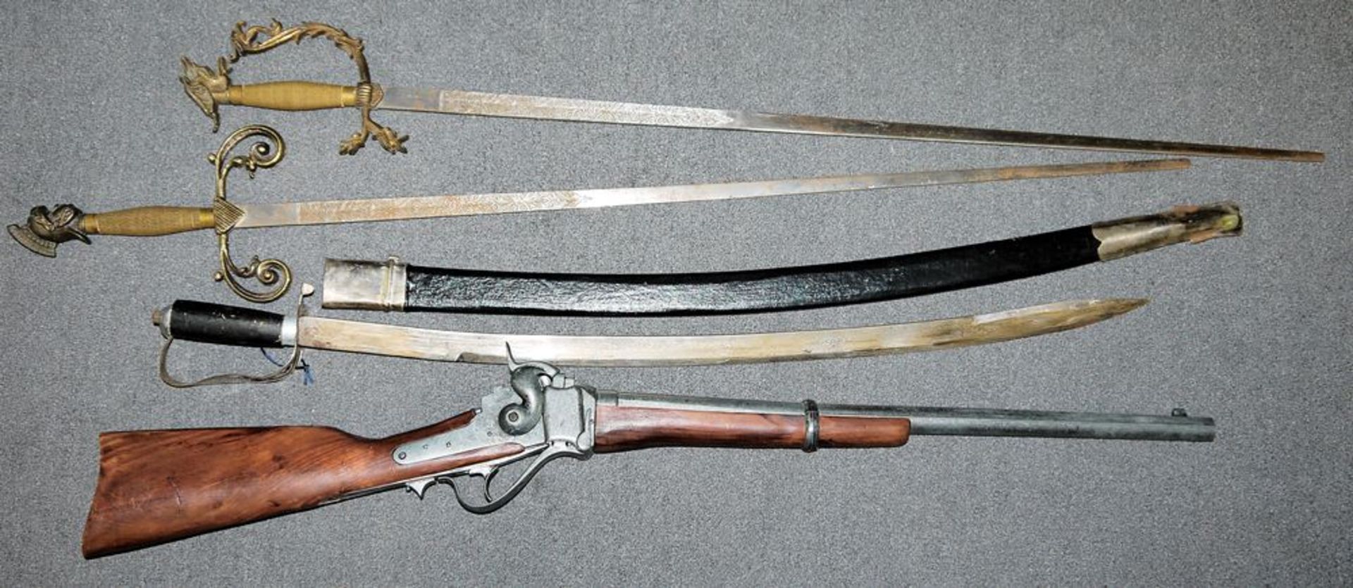 Four decorative weapons of the 20th century