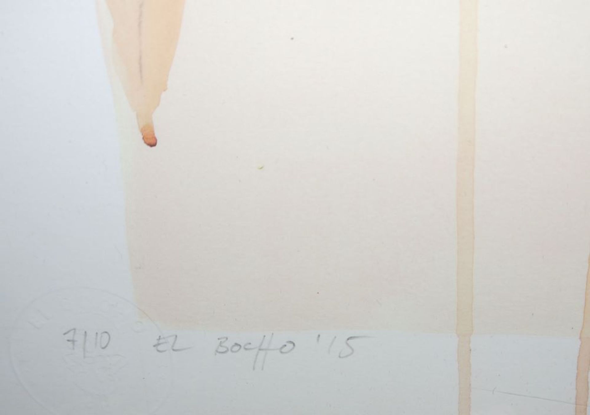 El Bocho, "Je t'aime Berlin", 2015, fineart print, hand-finished, signed, framed - Image 2 of 2