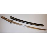 Wakizashi, japanisches Schwert der Edo-Meiji-Zeit