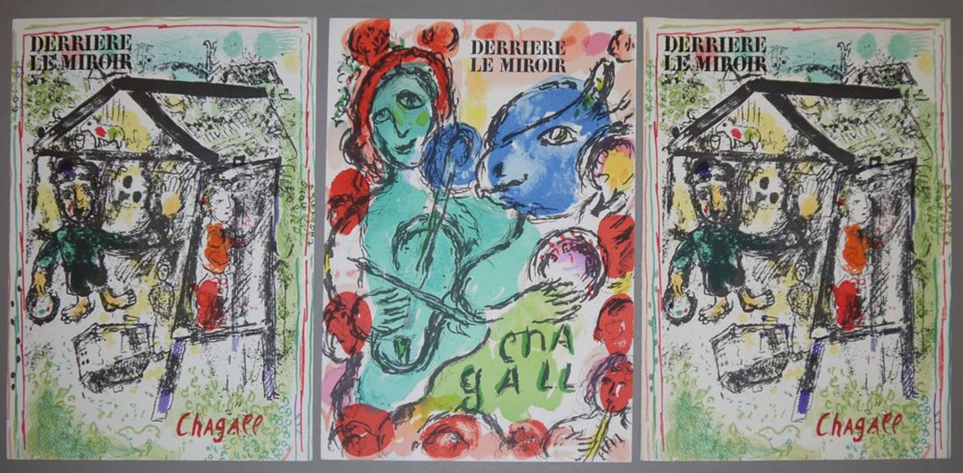 Marc Chagall, 15 sheets, of which 11 colour lithographs, partly DLM  - Image 3 of 5