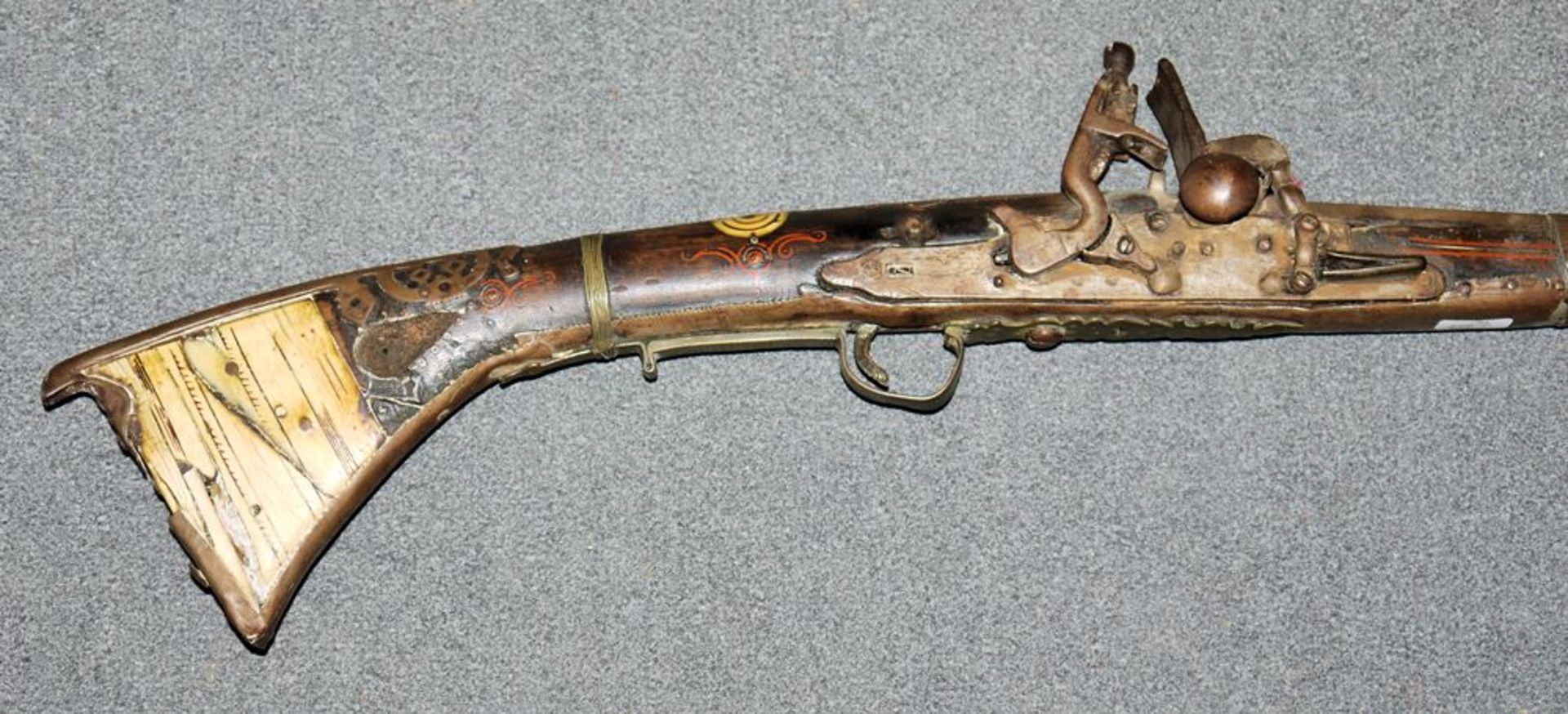 Long Moukhala, flintlock rifle of the Maghreb, 19th century
