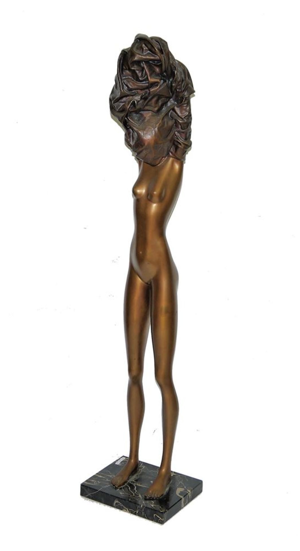 Bruno Bruni, "La divina", large bronze sculpture (107 cm) from 1981